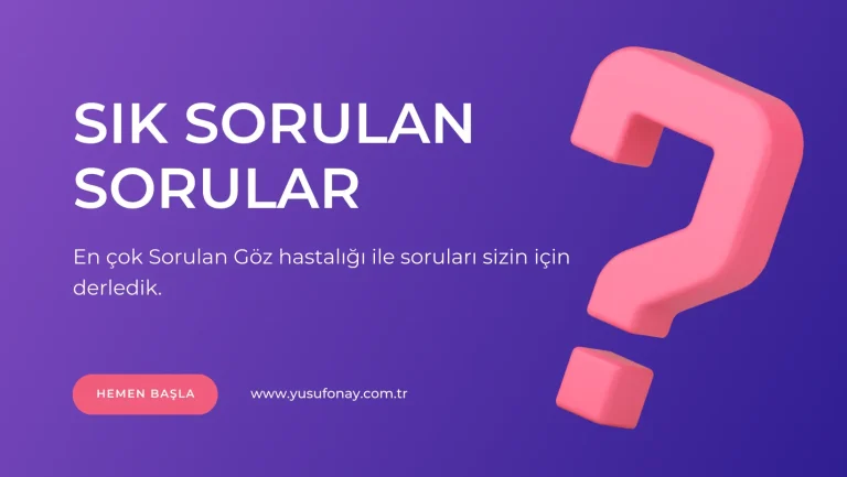 sık sorulan sorular yusuf onay